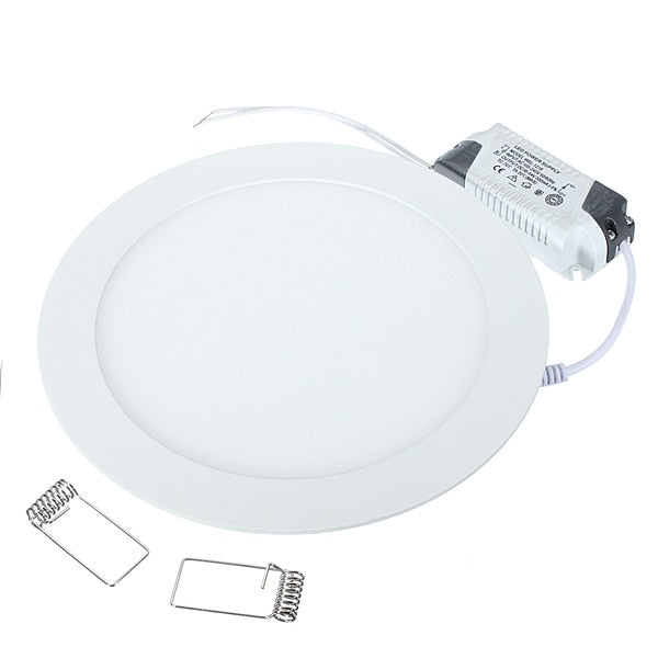 Ultra thin design 24W LED ceiling recessed grid downlight / round panel light 300mm, 1pc/lot Round