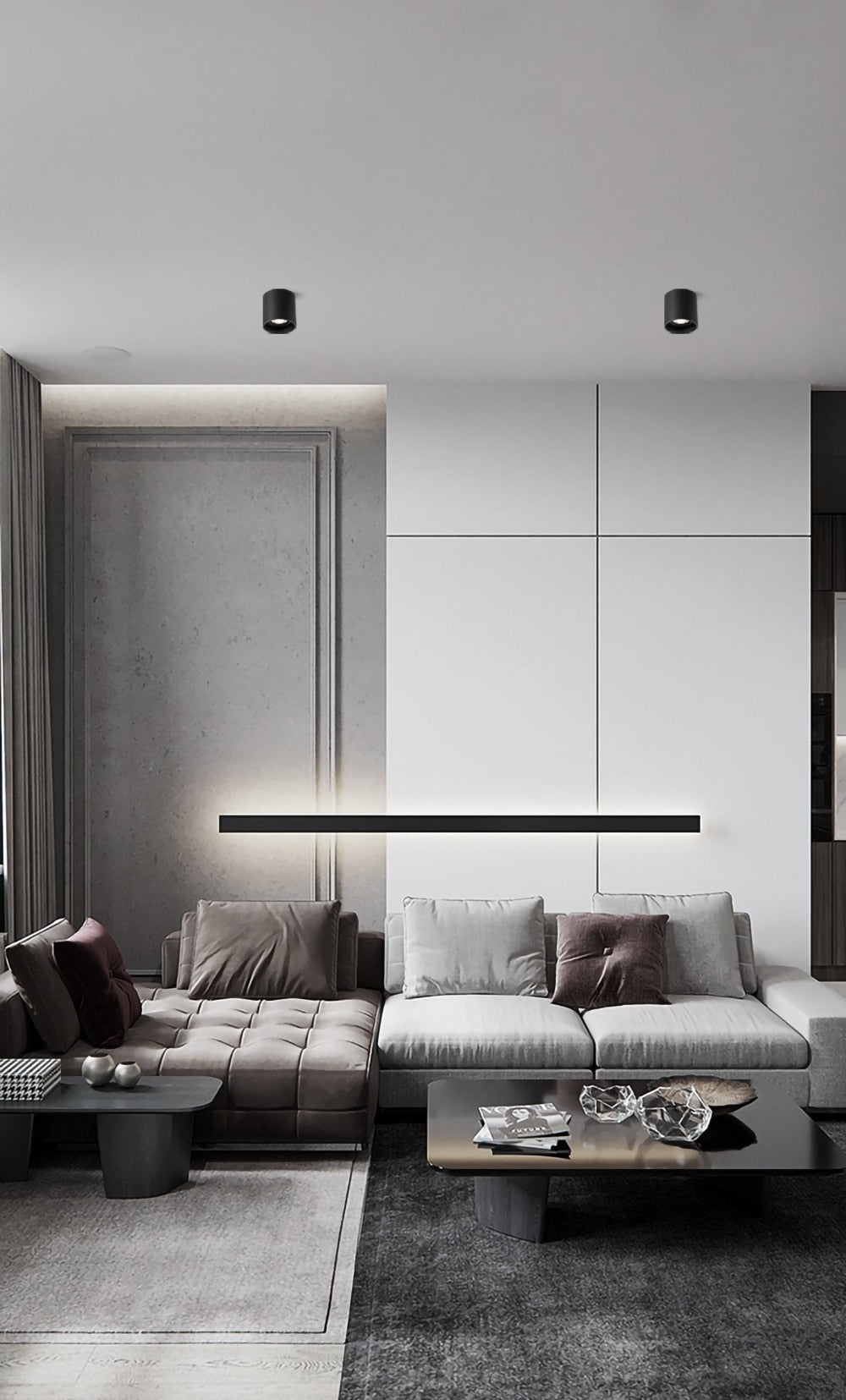 Dimmable Round 5W 7W 10W 15W 20W Angle Adjustable LED Downlight Ceiling Spot Light Living Room Bedroom Household