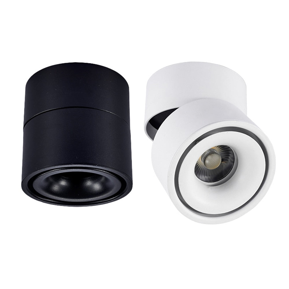 Surface Mounted Mini Embedded COB LED Downlights 5W 7W 10W 12W 360 degree rotation LED Ceiling Lamp Spot Light Downlight