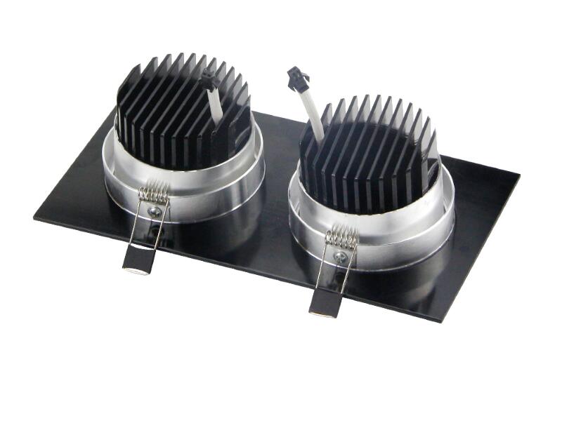 LED Dimmable Ceiling Square Cob Downlight Recessed Spot light 10w 20w AC85V-265V 110V / 220V Bulb