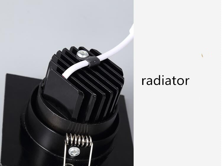 LED Dimmable Ceiling Square Cob Downlight Recessed Spot light 10w 20w AC85V-265V 110V / 220V Bulb