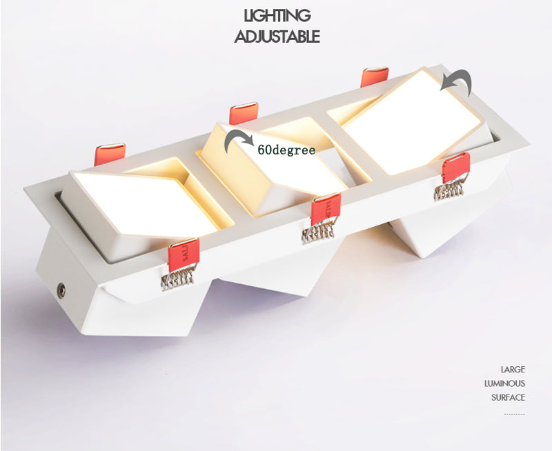 Modern Design LED Ceiling Downlight Adjustable 60 Degree Recessed Led Downlight 7W 14W Ceiling Spot Light Fixture 3000K 6000K