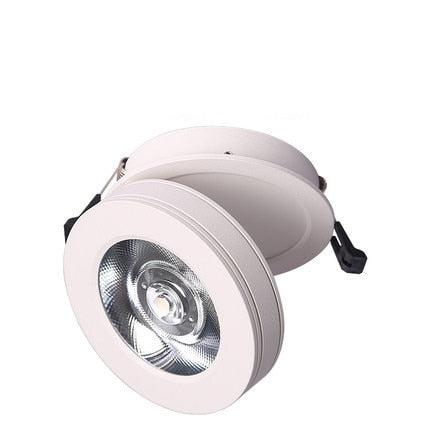 Dimmable 220V 110V COB Round Recessed LED Downlight 5W 7W 9W 15W Spot Light Warm White ceiling Lamp For shopping mall lighting