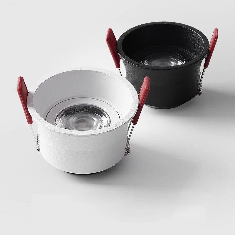 2021 New Style Angle Adjustable Anti-Glare LED COB Recessed Downlights 7W 9W 12W 15W 18W 20W Ceiling Lamp Spot Lights AC85-230V