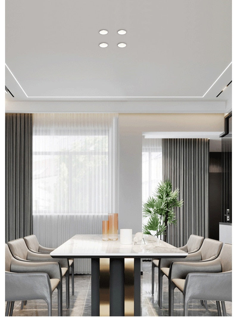 2021 New Style Angle Adjustable Anti-Glare LED COB Recessed Downlights 7W 9W 12W 15W 18W 20W Ceiling Lamp Spot Lights AC85-230V