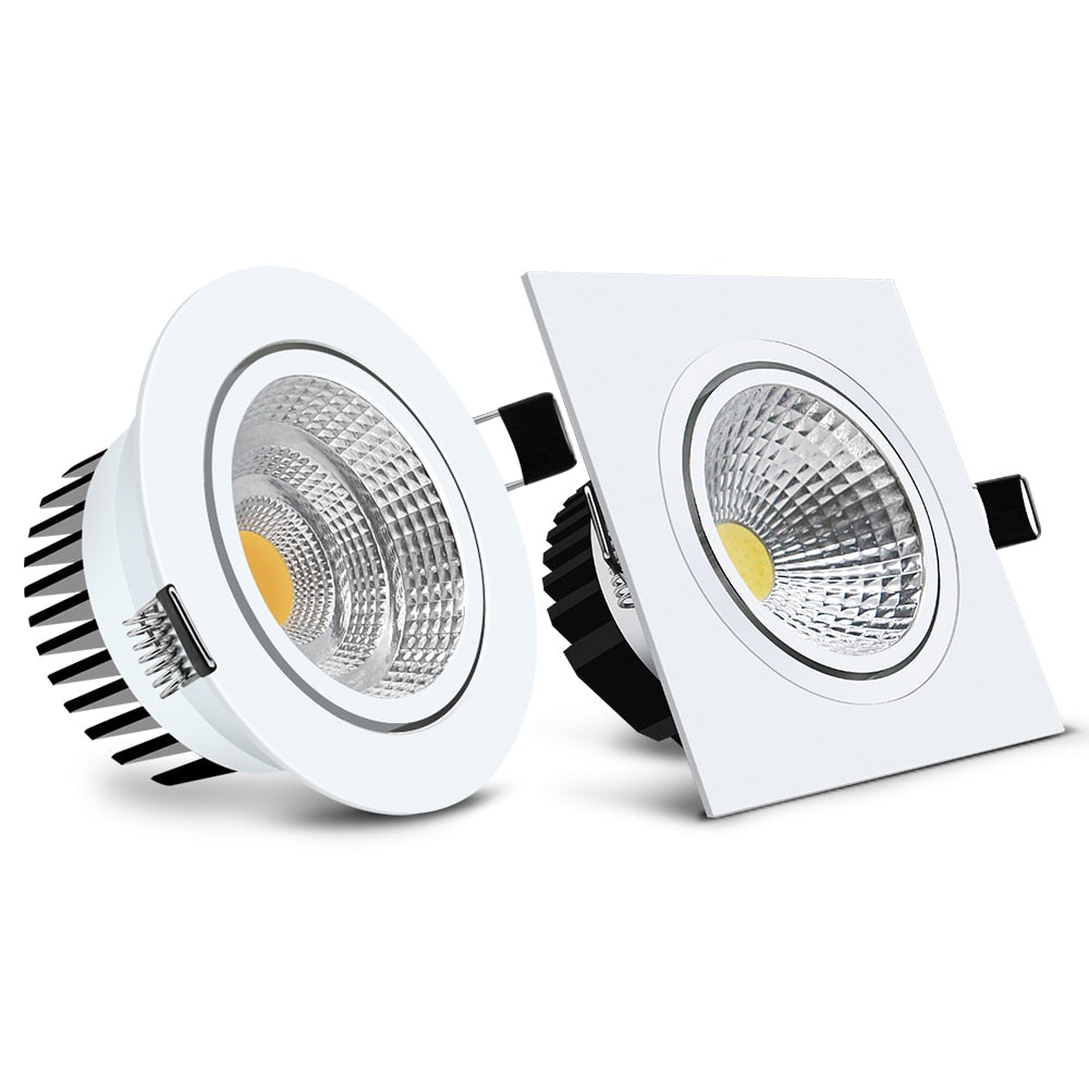 DBF Angle Adjust Dimmable LED Recessed Downlight 5W 7W 9W 12W 15W Ceiling Spot Lights with 90-265V LED Driver 3000K 4000K 6000K