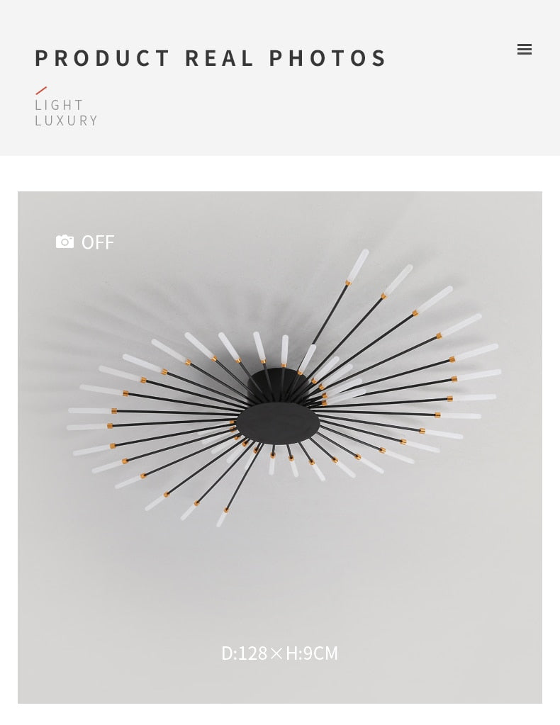 Fireworks led Chandelier For Living Room Bedroom Home chandelier Modern Led Ceiling Chandelier Lamp Lighting chandelier