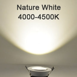 LED Recessed Lighting Downlight Dimmable COB Mini 10pcs/pack 3W 5W 7W Equal 36W 50W 80W Hologen Lamp 110V 220V