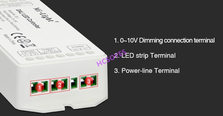 MIBOXER DL5 5 IN 1 LED Strip Controller DALI DL-DOW25 25W RGB+CCT LED Downlight DL1 DP1 DP2 DP3 remote controller Power Supplly