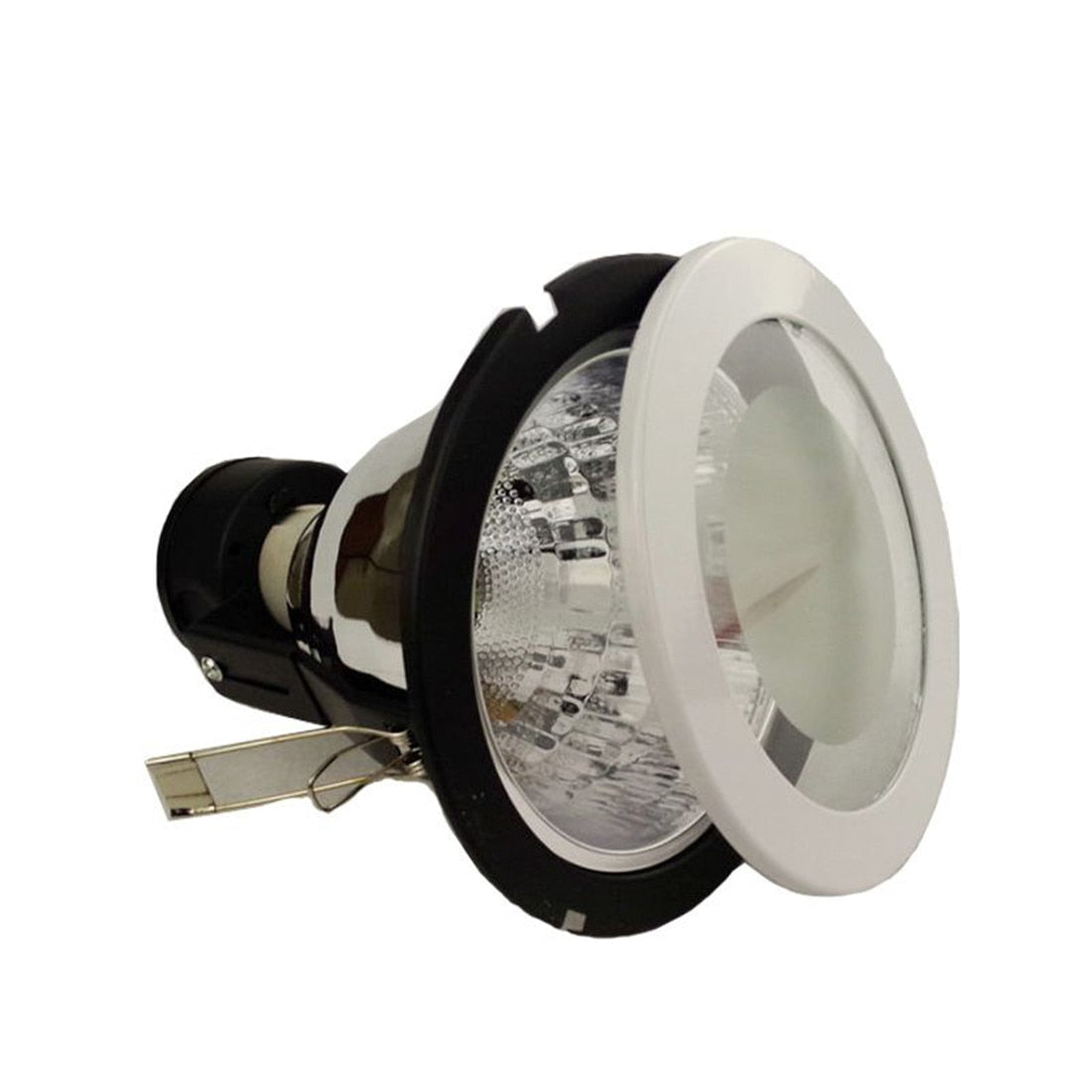 LED Downlight 3.5 inch E27 White Round Recessed Casing Downlight Holder e27 with Glass cover