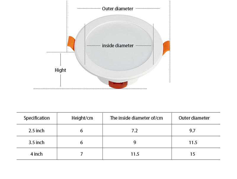 EWeLink Zigbee 3.0 Smart Downlight RGBCW Led Recessed Ceiling Light Voice Control Work With Alexa Google Home LED Downlights New