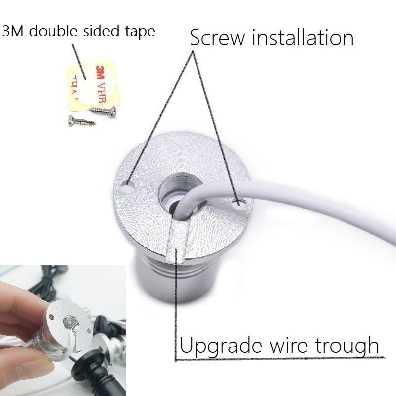 etrnLED USB Spot Light Mini Led Lamp Jewelry Showcase Wine Cabinet Lighting Kit 1W 3W Adjustable Spotlights Ceiling Downlight 5V