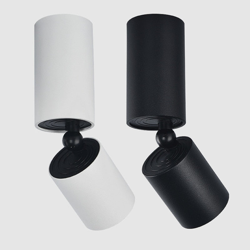 Dimmable Rotating LED Downlights 7W 12W 15W COB LED Ceiling Spot Lights AC110-220V LED Wall Lamp Warm Cold White Indoor Lighting