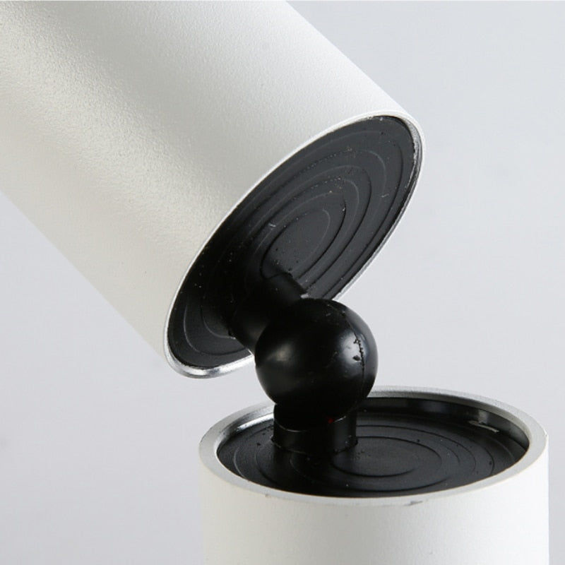 Dimmable Rotating LED Downlights 7W 12W 15W COB LED Ceiling Spot Lights AC110-220V LED Wall Lamp Warm Cold White Indoor Lighting