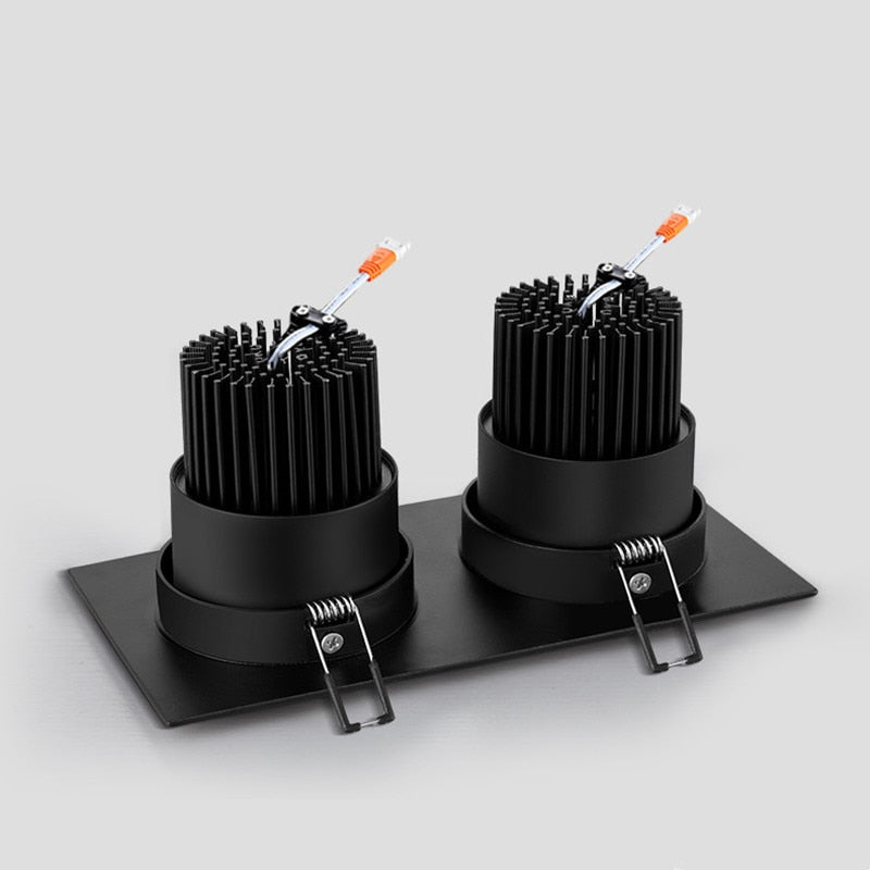 Led Downlight Square Dimmable COB Spot 5W 7W 10W 14W 20W AC85-265V ceiling recessed Indoor Lighting