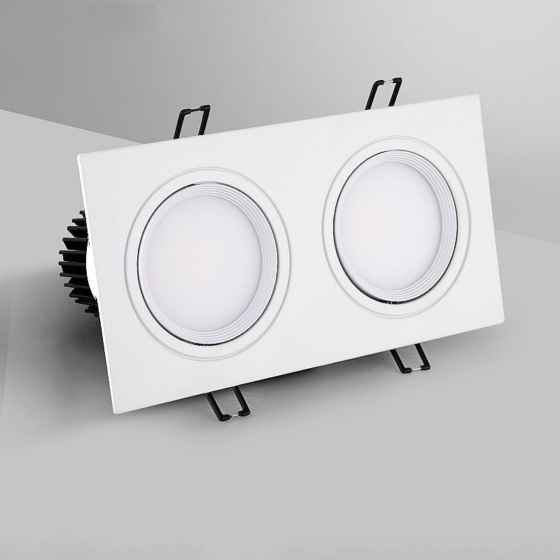 Led Downlight Square Dimmable COB Spot 5W 7W 10W 14W 20W AC85-265V ceiling recessed Indoor Lighting