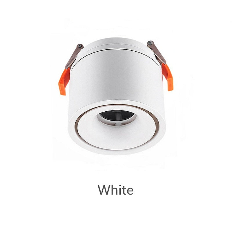 Foldable Dimmable LED COB Recessed Downlight Black/White Housing 7W 10W 15W 18W LED Ceiling Spot Light for Pictures Background