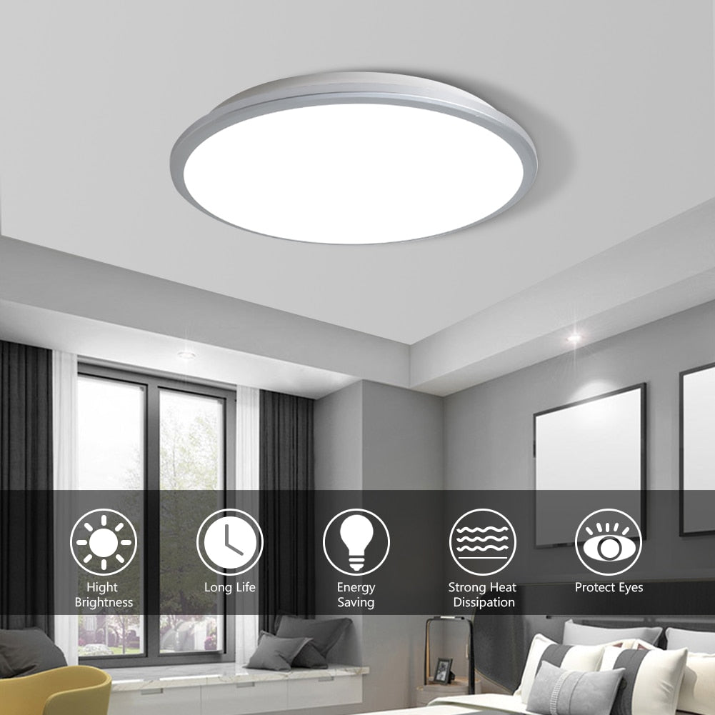 Led Ceiling Light Downlight Round 220V 12W 18W 24W 36W Modern Wall Flush Mount For Bedroom Kitchen in Living Room Outdoor lamp