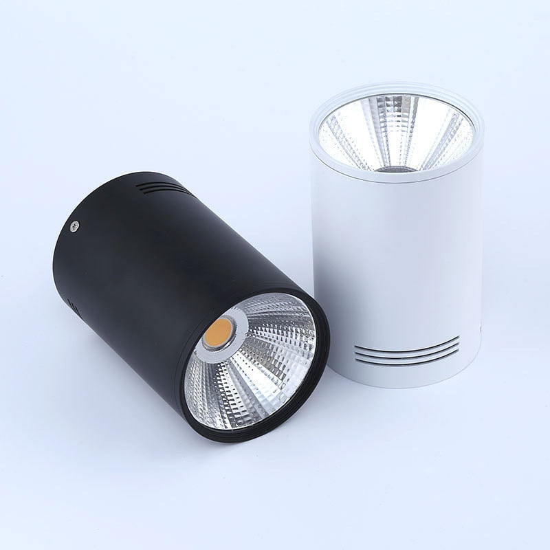 Super Bright Dimmable LED COB Ceiling Spot Lamp 7W 9W 12W 15W 18W Surface Mount Downlight for Indoor Lighting Kitchen Bedroom