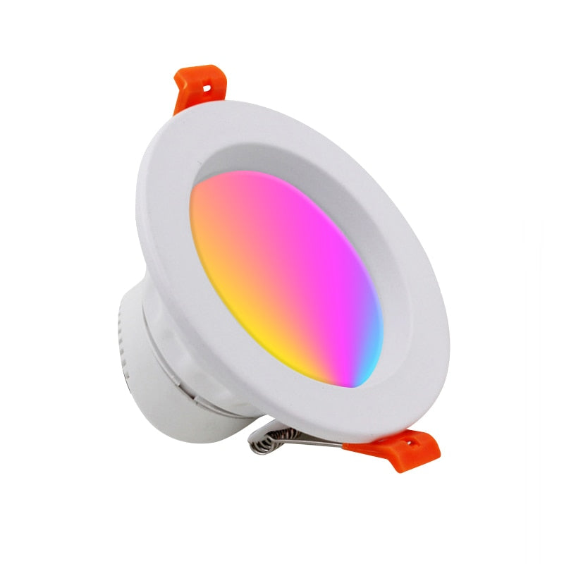 Lonsonho Zigbee Smart Downlight Led Spot Light RGB+CW 7W 10W Wireless Control Compatible Tuya Smartthings Alexa Google Home