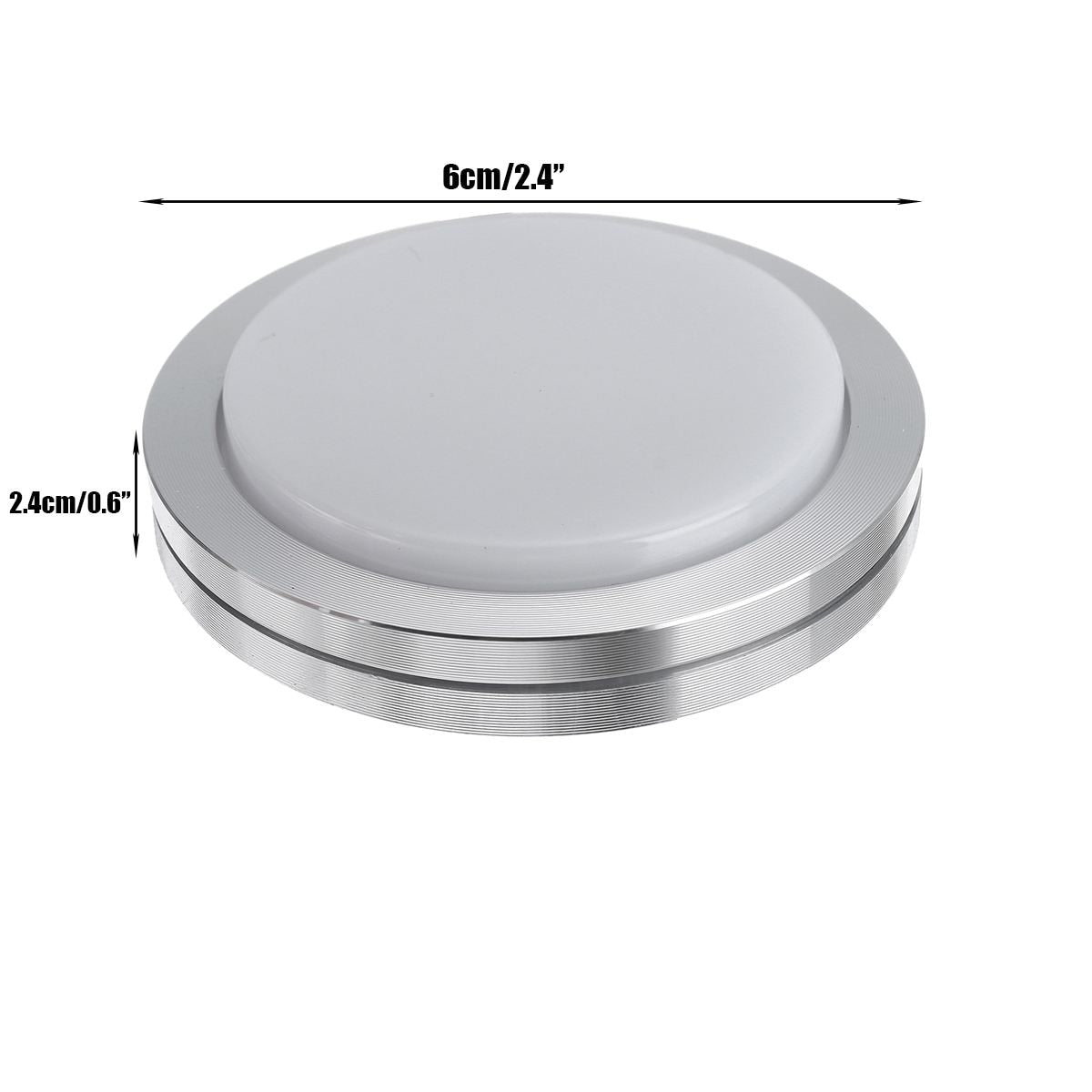 Caravan Interior Downlights Under Cabinet Recessed Spot Light Dome 4/6pcs 18LED Ceiling Lamp for Boat RV Camper Kitchen Showcase