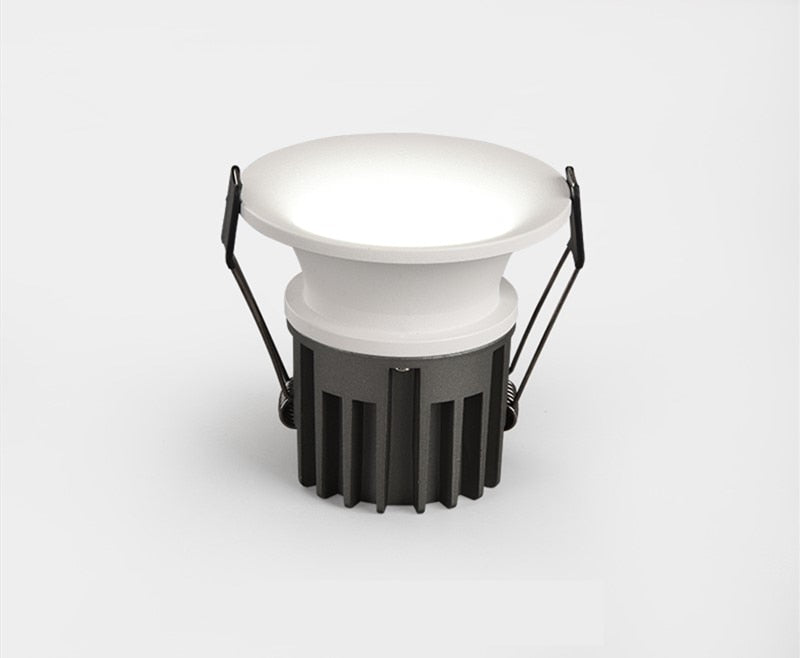 Dimmable Narrow Border Anti-glare Recessed COB LED Downlights AC85-265V 7W 12W 15W 18W LED Ceiling Lamps Hotel Villa Lighting