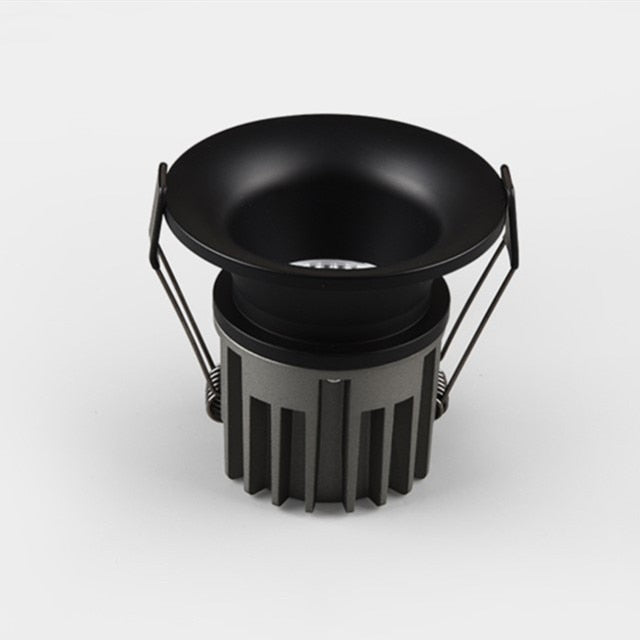 Dimmable Narrow Border Anti-glare Recessed COB LED Downlights AC85-265V 7W 12W 15W 18W LED Ceiling Lamps Hotel Villa Lighting