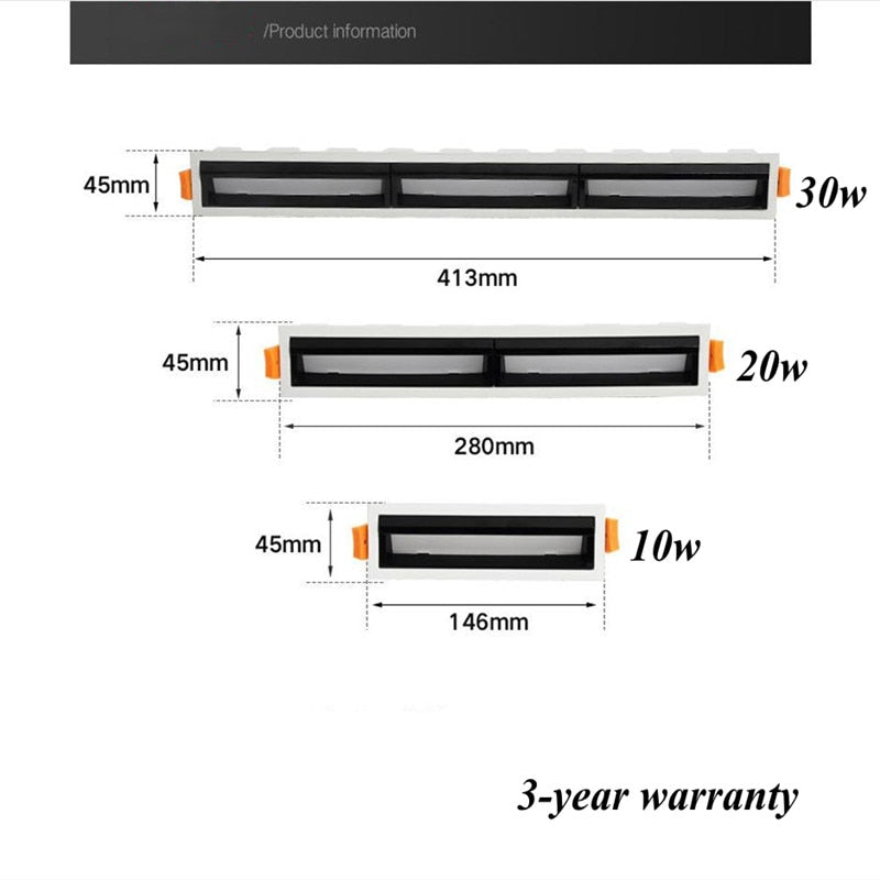 Round Light Anti Glare Recessed Downlight 7W 9W 12W 15W Round LED Ceiling Spot Lamp AC220V Luminaire TV Background Home Room