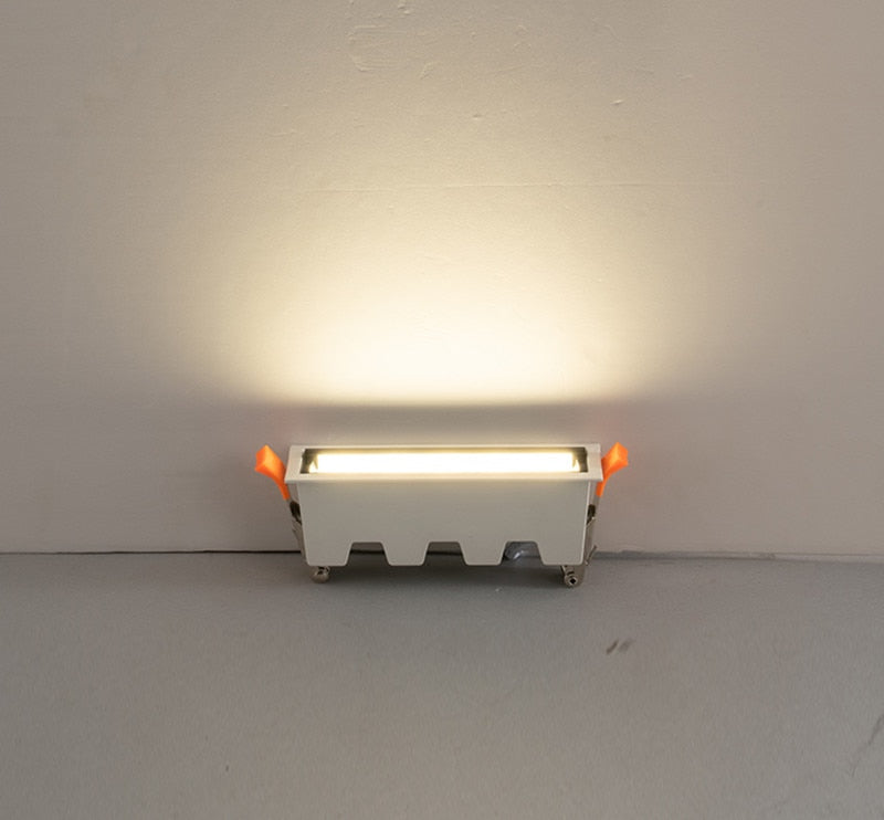 Round Light Anti Glare Recessed Downlight 7W 9W 12W 15W Round LED Ceiling Spot Lamp AC220V Luminaire TV Background Home Room