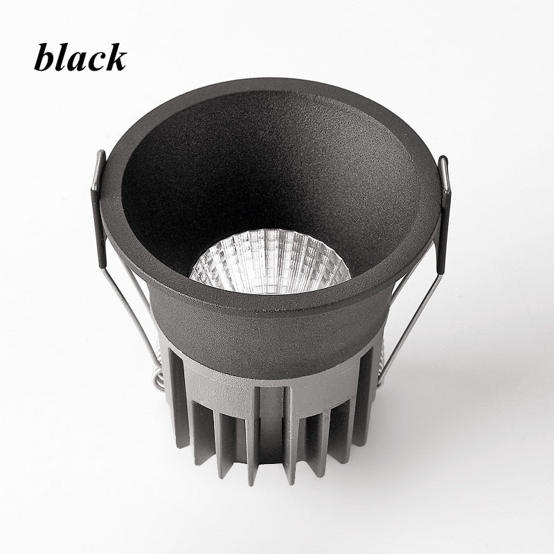 Dimmable COB Downlights Indoor Lighting Lamps Recessed 15w 220v Ceiling Led Spot Lights Lamp Lights Bedroom Living Room Hotel