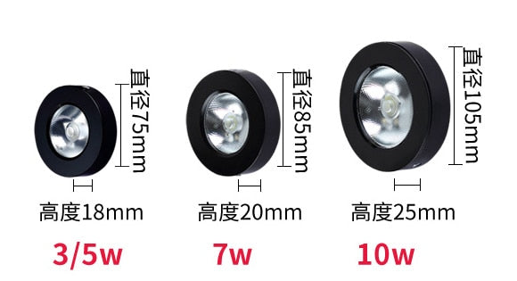 Surface mounted downlight 5W/10W led wine cabinet spotlight ceiling light show counter living room light