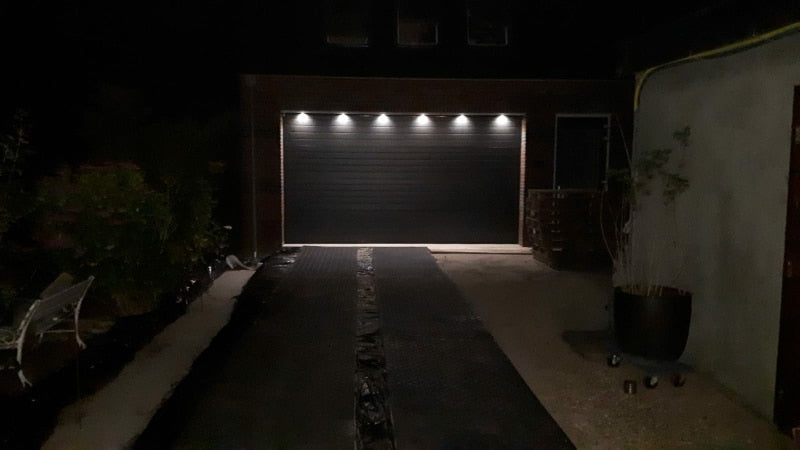 Square IP65 Mini LED Downlight Outdoor Garden Bathroom Corridor 9pcs 1W Ceiling Spot Bulb Light Sauna Lighting CE