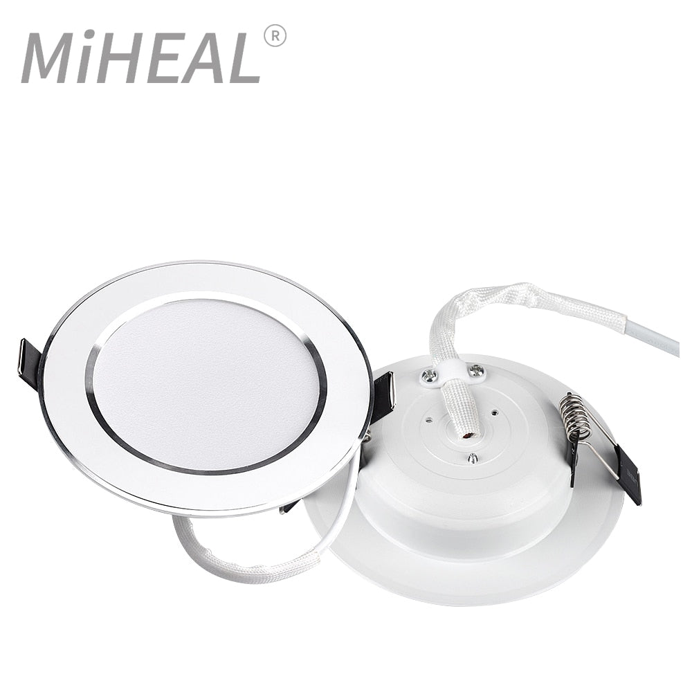 LED Downlight Ceiling lamps 5W 9W 12W 15W Tricolor temperature Warm white/natural white/cold white led Spotlight AC 220~240V