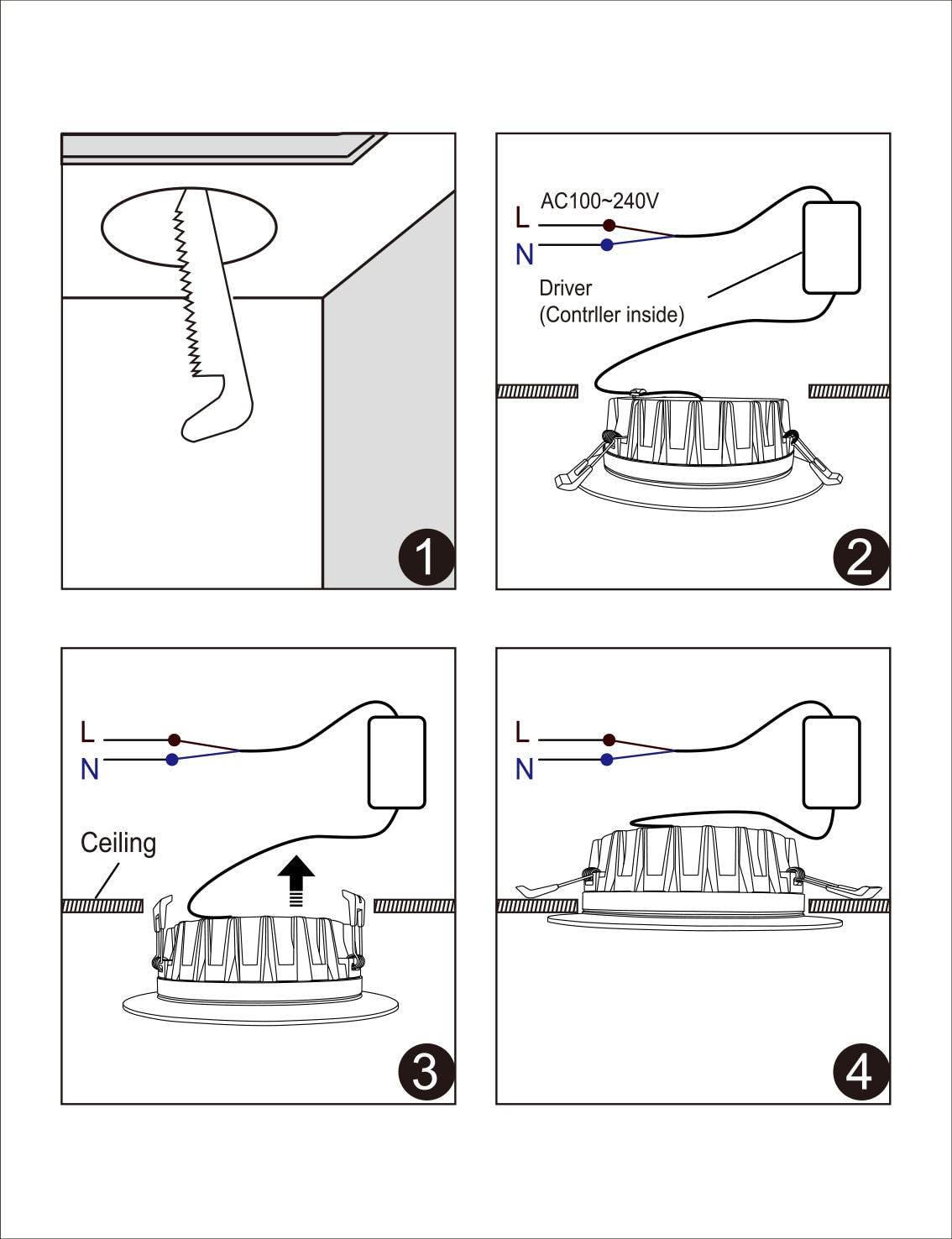 Miboxer 6W 9W 12W 15W 18W 25W RGB+CCT LED Downlight Ceiling Spotlight FUT060 FUT061 FUT062 FUT063 FUT064 FUT065 FUT066 FUT068 Spotlight