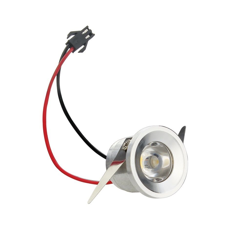 Recessed Mini Spotlight Lamp Ceiling Mounted LED Downlight Ceiling Light 1/3W Aluminum Material Light Color White/Warm white