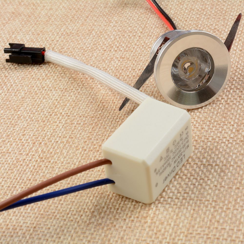 Recessed Mini Spotlight Lamp Ceiling Mounted LED Downlight Ceiling Light 1/3W Aluminum Material Light Color White/Warm white