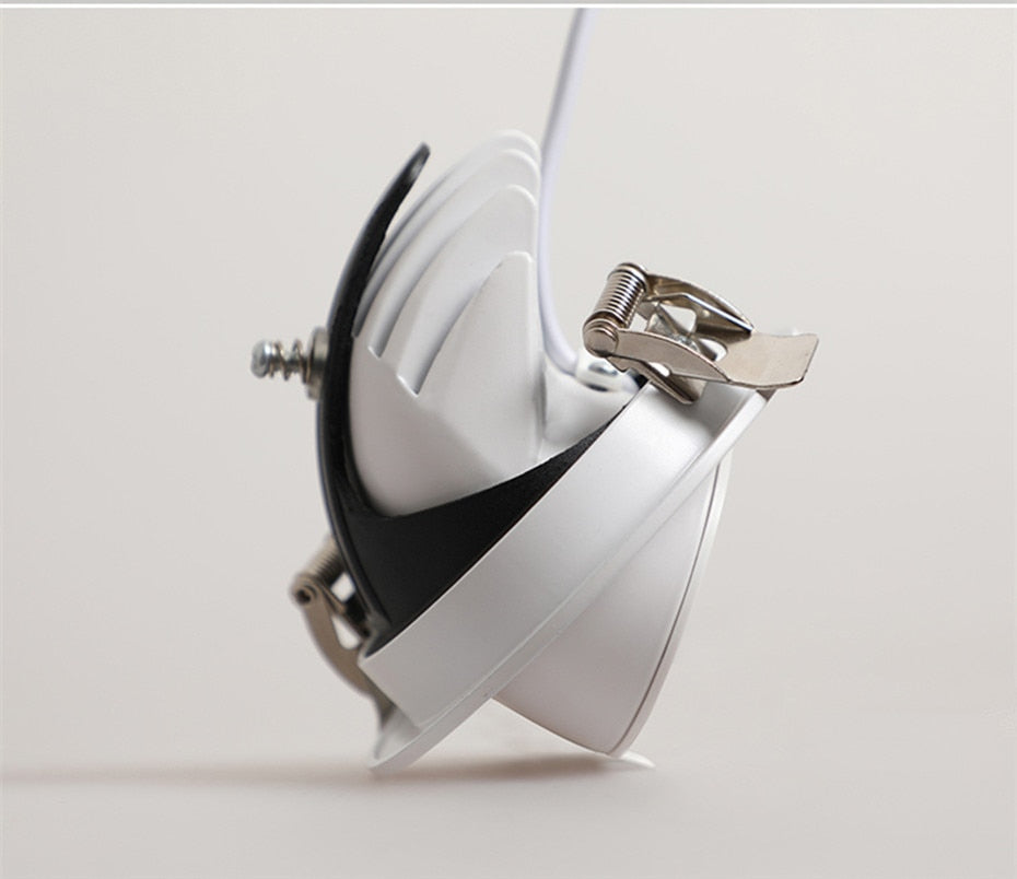 Dimmable LED Spotlight Ceiling 7W 15W 20W Adjustable 360 degrees Spot light for indoor Foyer,Living Room Recessed COB Down light