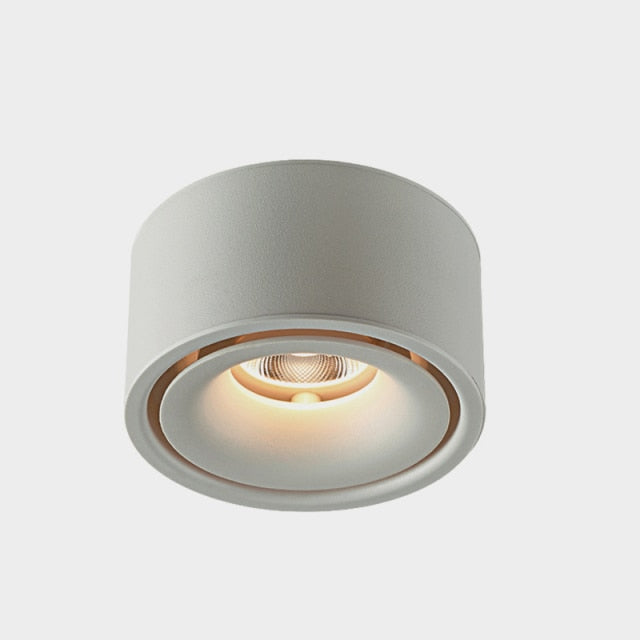 Ultra-Thin Round Surface Mounted COB LED Downlights 7W/10W/12W LED Ceiling Spot Lights AC110~240V LED Background Lamps Lighting