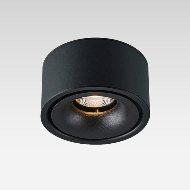 Ultra-Thin Round Surface Mounted COB LED Downlights 7W/10W/12W LED Ceiling Spot Lights AC110~240V LED Background Lamps Lighting