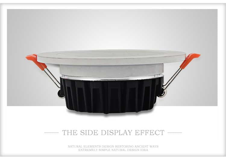 Dimmable LED ceiling downlight COB 5W 7W 9W 12W 15W 18W clothing store engineering embedded home lighting