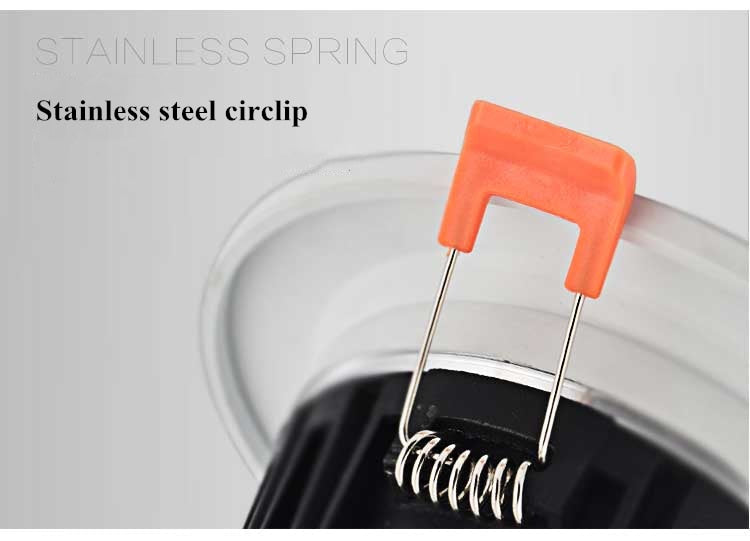 Dimmable LED ceiling downlight COB 5W 7W 9W 12W 15W 18W clothing store engineering embedded home lighting