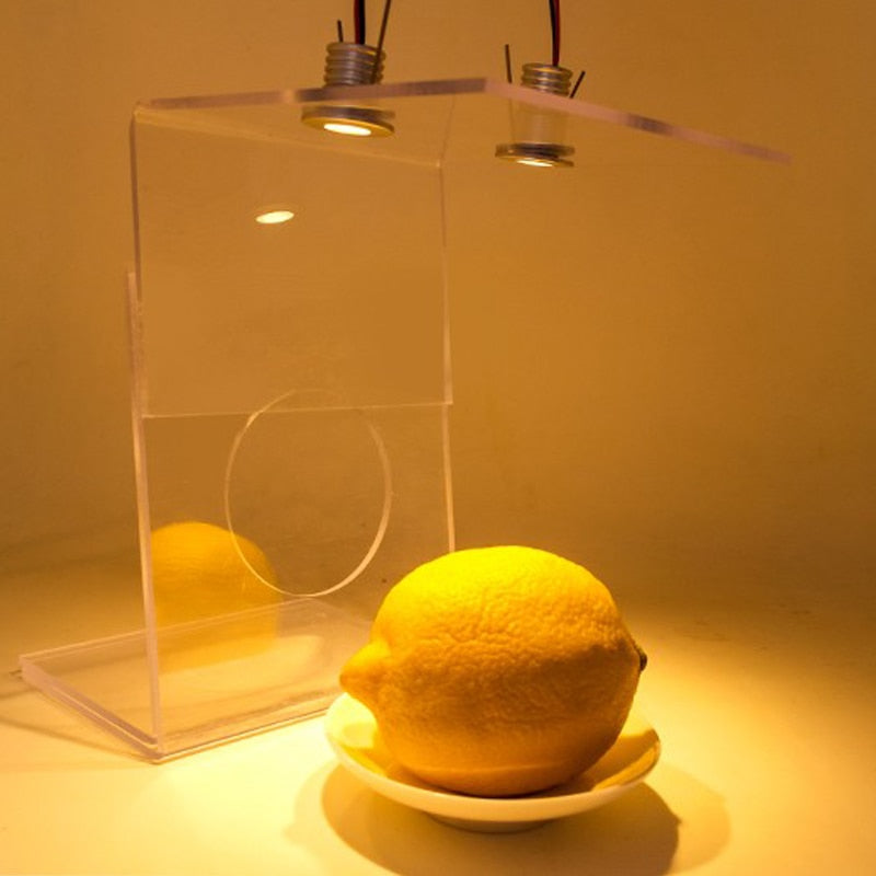 Spot 6 pcs/set Window frame Showcase Bar counter 110-220V Small spotlight 1W Embedded Built-in LED Cut hole 25mm Mini downlight