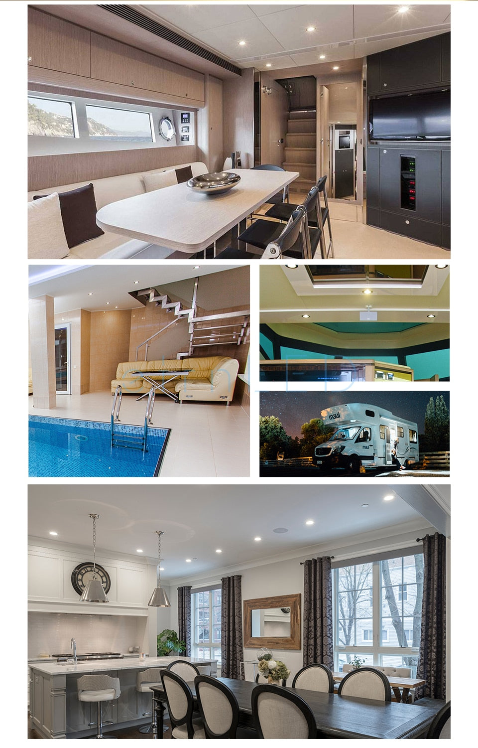 etrnLED Ceiling Led Spot Light Round Mini Focus 12V 1.5W Ultra Thin Dimmable Built In Lamps Downlight for Indoor House Showcase