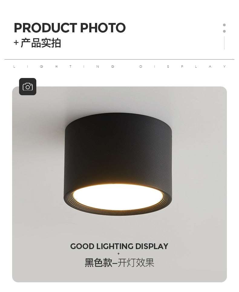 LED Downlight Surface Mounted Ceiling light 5W 7W 9W 12W 15W modern Led ceiling light spotlight interior decoration Lighting lamps