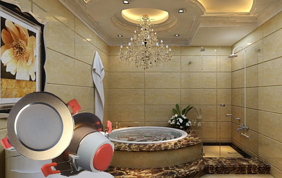 Focos Led Techo Led Downlight Led Bulb 15W 12W 9W 5W 3W Round 220V 230V 240V For Bedroom Kitchen Indoor LED Spot Light