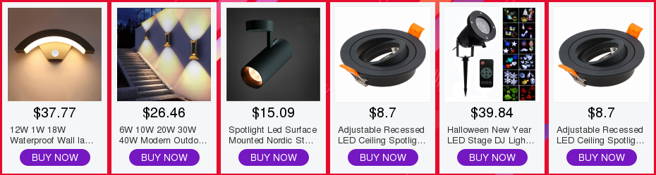 LED Adjustable Spot Downlights Waterproof IP65 Lamp Ceiling Recessed 9W 15W Dimmable Safety voltage for Boat for Bathroom