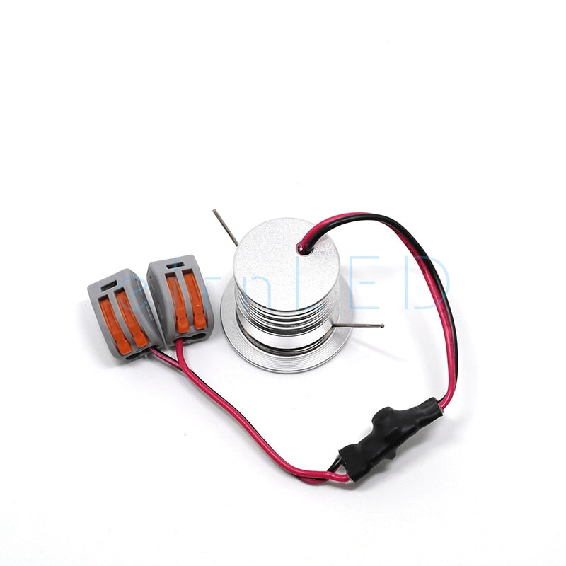 etrnLED 3W 4W Mini Led Spotlight Downlight 12V 24V Jewelry Display Ceiling Recessed Cabinet Spot Lamp with Driver Wire Connector