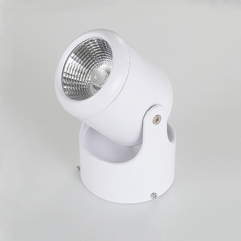 Dimmable high quality rotating LED downlight surface mounted adjustment COB ac85-265V 10W 15W LED ceiling light spotlight
