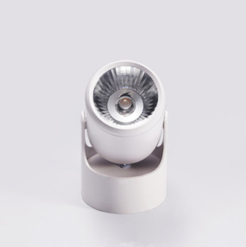 Dimmable high quality rotating LED downlight surface mounted adjustment COB ac85-265V 10W 15W LED ceiling light spotlight