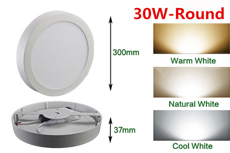 Round Led Panel Light Surface Mounted Led ceiling Downlight AC/DC 12V/24V + 9W/15W/25W LED Driver
